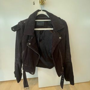 BLANK NYC navy corduroy jacket